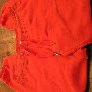 Calvin Klein Red Drawstring Sweatpants